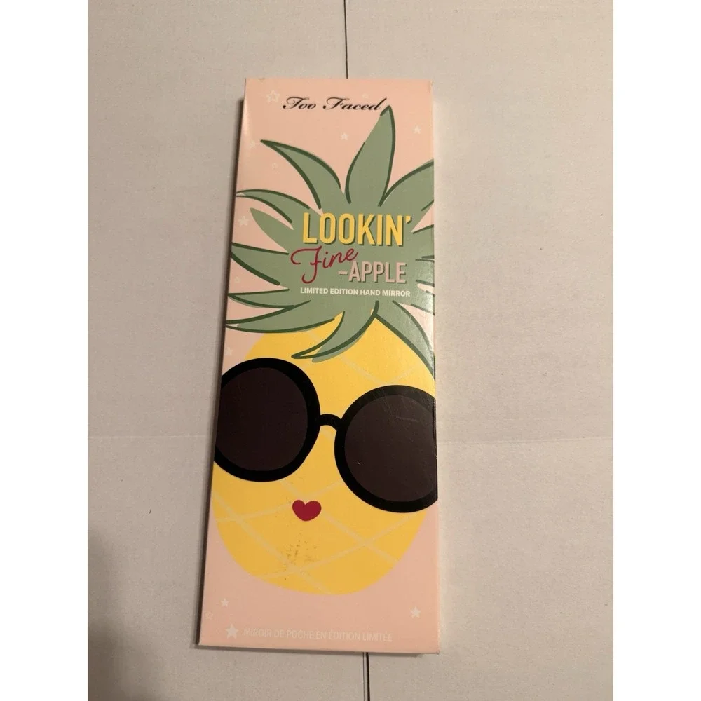 Too Faced Tutti Frutti Pineapple Hand Mirror Lookin' Fine-Apple New in Box